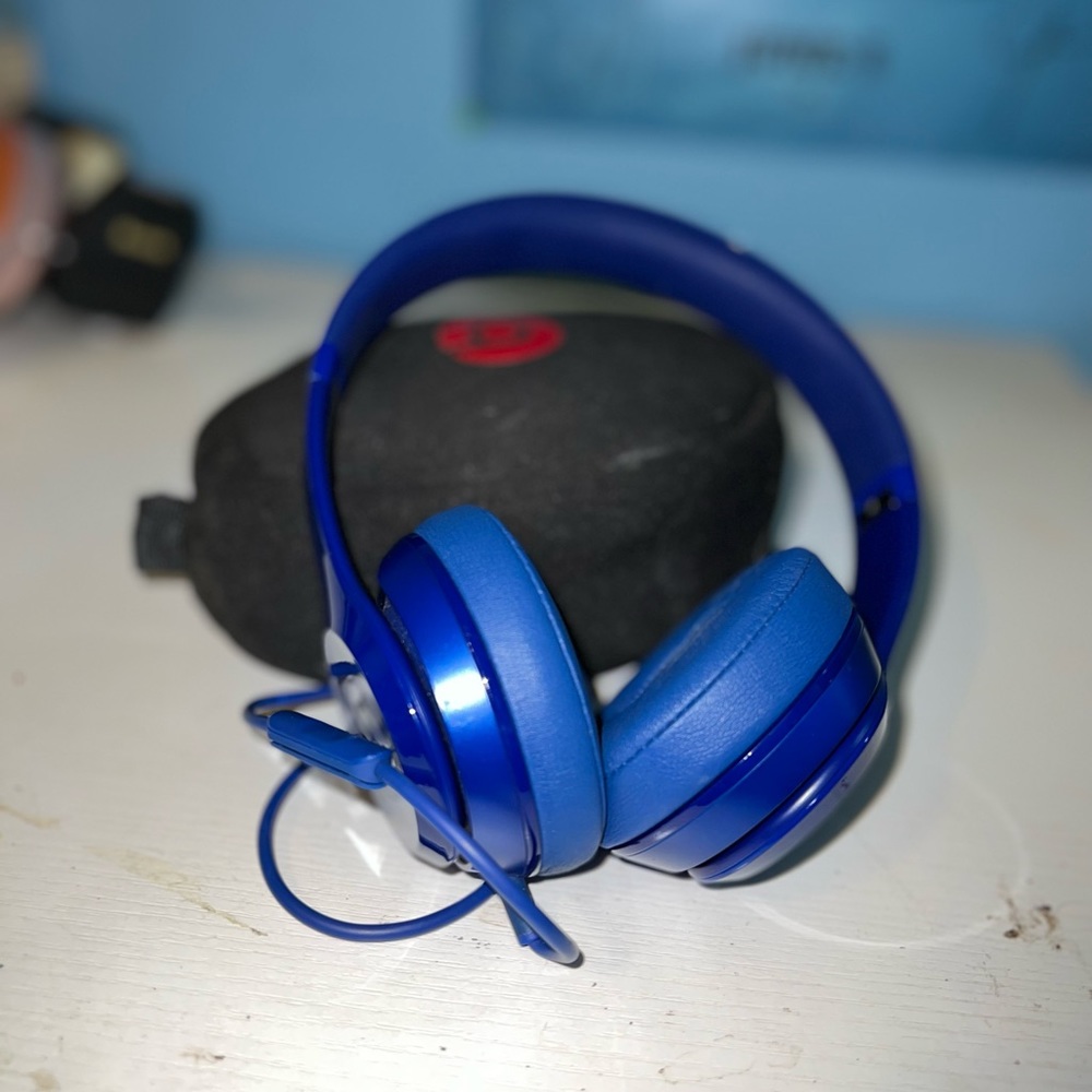 Blue Beats Headphones